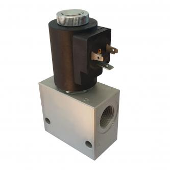 2/2 12VDC solenoid valve with 1/2 "STOP (NC) connector